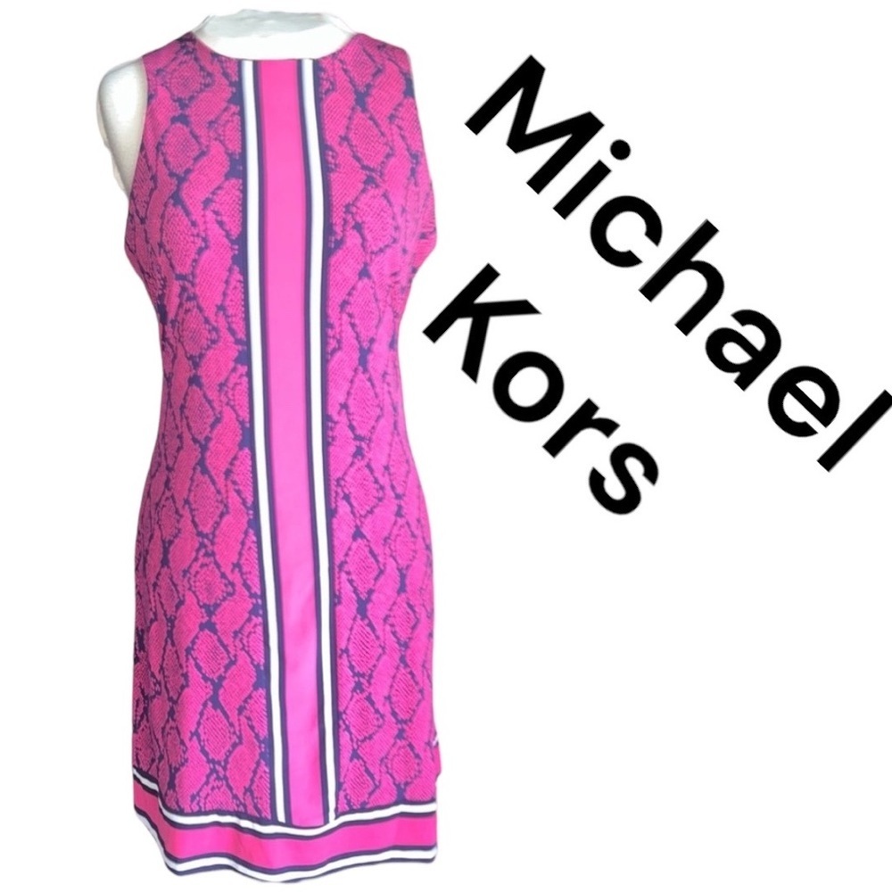 ⭐️Host Pick⭐️💕Michael Kors Pink Snakeskin Mini Dress